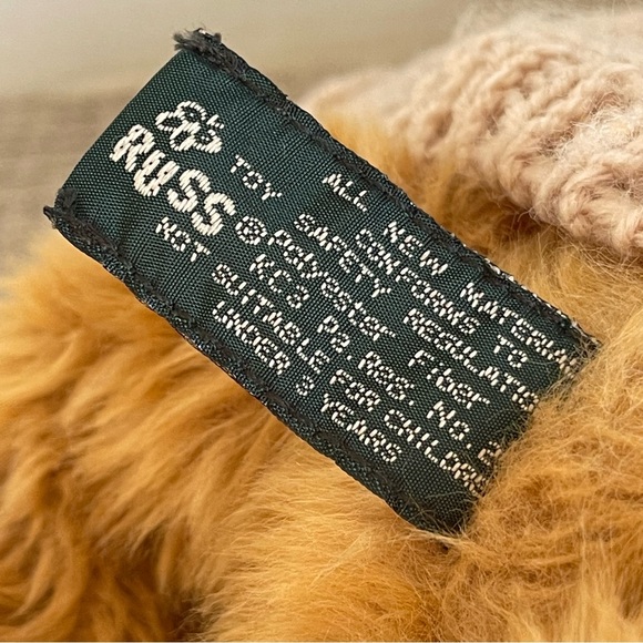 Russ Berry Yankee Doodle Teddy Bear Wearing American Flag Sweater - Picture 15 of 16